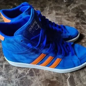 Adidas Kareem Abdul-Jabbar Blue Suede Orange HI Sz 13  NY Knicks s-l1200.jpg main image 3